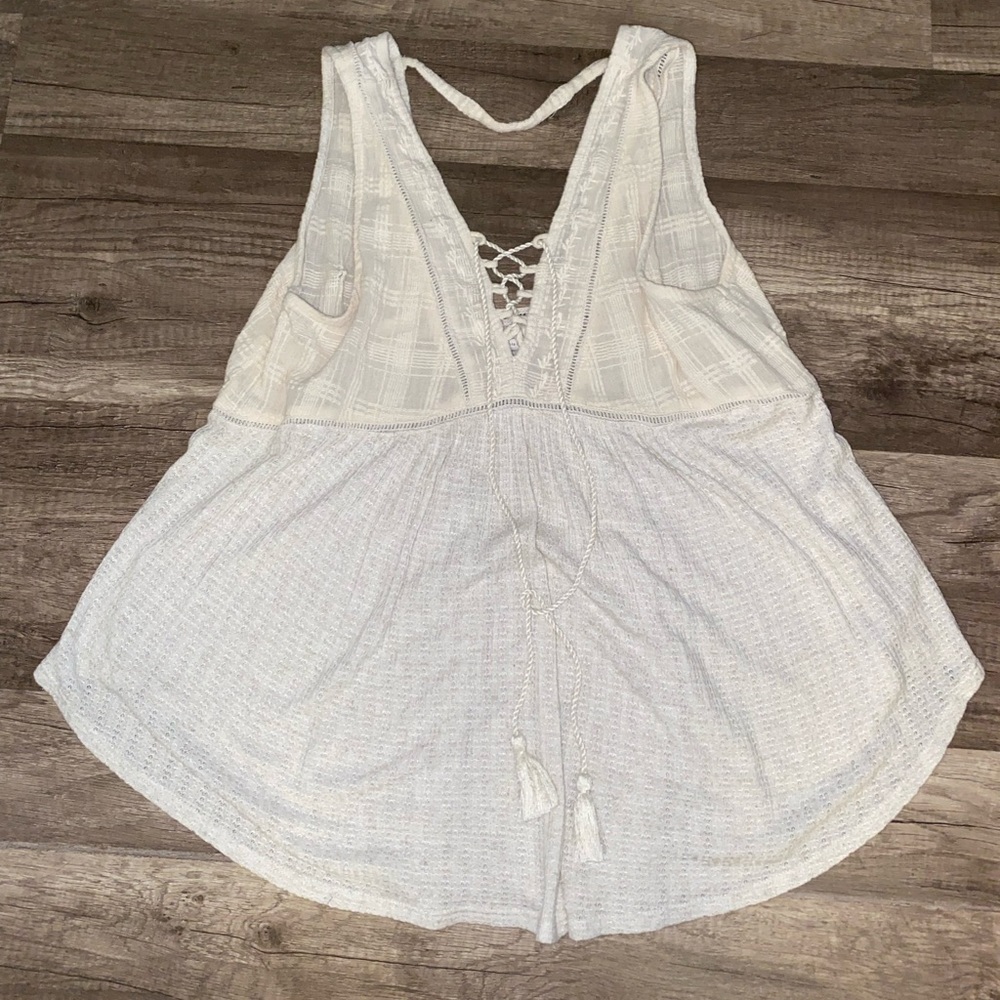 Lucky brand linen blouse